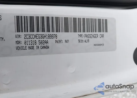 2016 Chrysler 300C из США, поврежденный, VIN 2C3CCAEG3GH189978